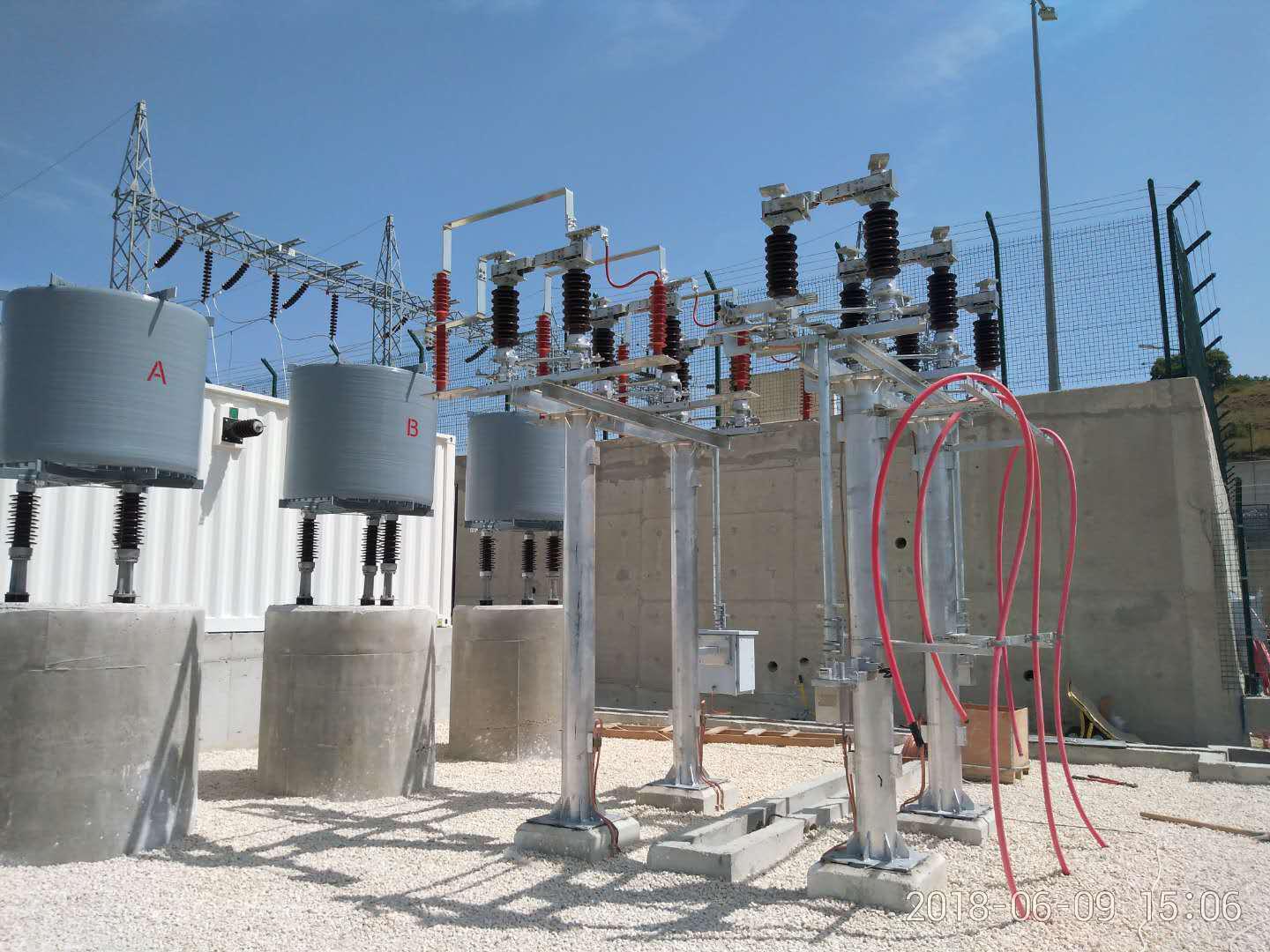 Sinopak 6.6kV في الهواء الطلق تبريد الهواء STATCOM لمزرعة الرياح